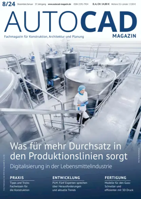 Cover of Autocad and Inventor Magazin