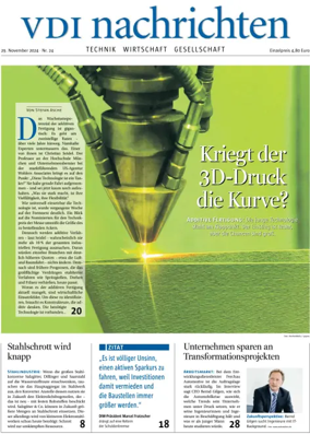 Cover of VDI Nachrichten