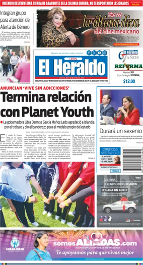 Cover of El Heraldo de Leon