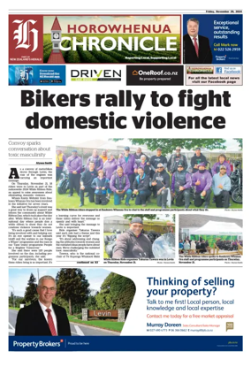 Cover of Horowhenua Chronicle