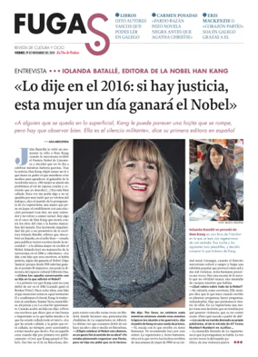 Cover of La Voz de Galicia (Ferrol) - Fugas