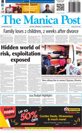 Cover of The Manica Post