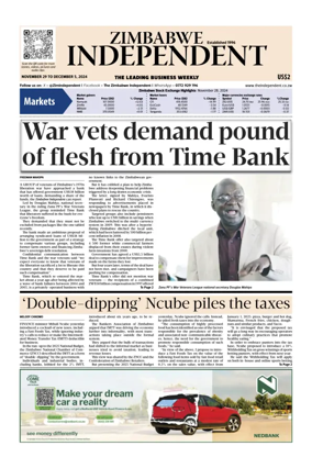 Cover of The Zimbabwe Independent