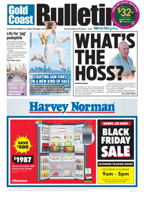 Cover of Weekend Gold Coast Bulletin