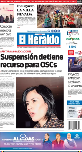 Cover of El Heraldo de Leon