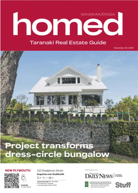 Cover of Homed Taranaki Daily News