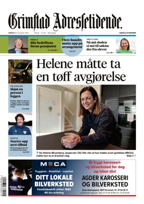 Cover of Grimstad Adressetidende