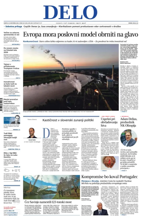 Cover of Delo (Slovenia)