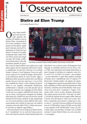 Cover of L'Osservatore