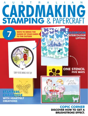 Cover of Australian Cardmaking Stamping & Papercraft