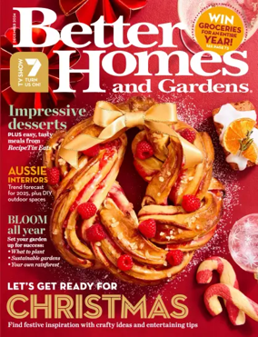 Cover of Better Homes and Gardens (Australia)