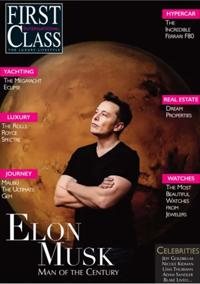 Cover of FIRST CLASS MAGAZINE INTERNATIONAL (ENGLISH)