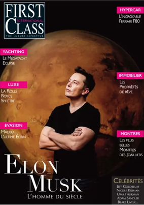 Cover of FIRST CLASS MAGAZINE INTERNATIONAL (FRENCH)