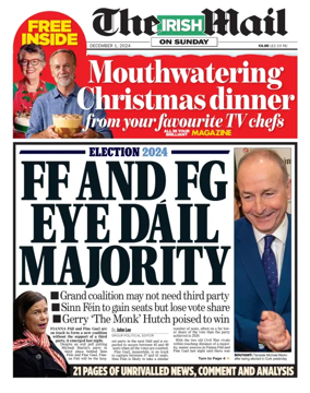 Cover of The Irish Mail on Sunday