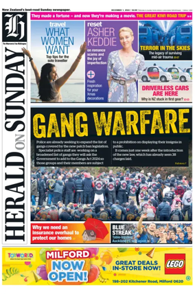 Cover of Herald on Sunday