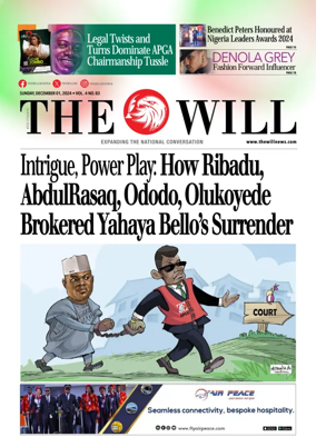 Cover of THEWILL NEWSPAPER