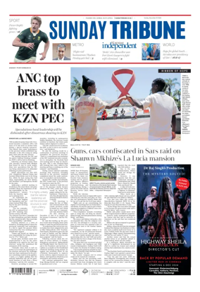 Cover of Sunday Tribune