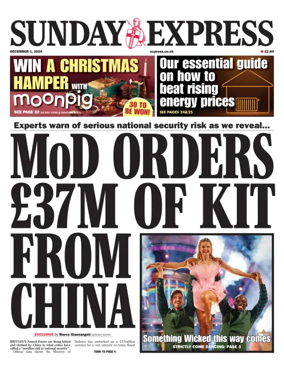 Cover of Sunday Express