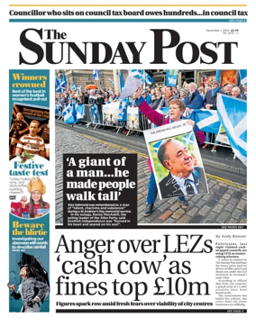 Cover of The Sunday Post (Central Edition)