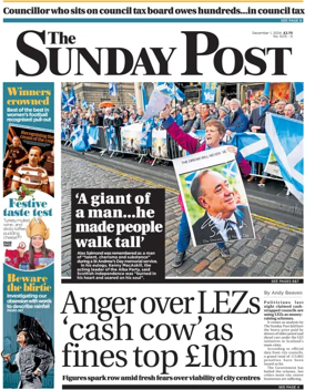 Cover of The Sunday Post (Dundee)
