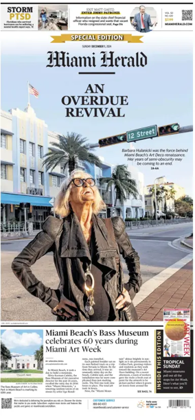 Cover of Miami Herald (Sunday)