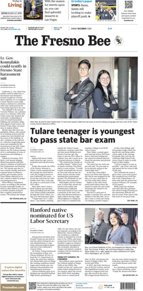 Cover of The Fresno Bee (Sunday)