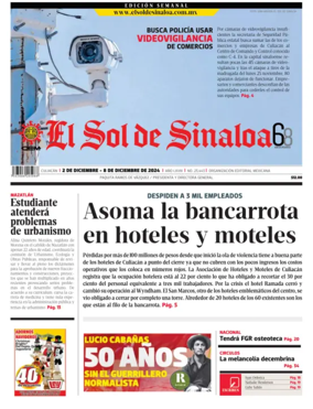 Cover of El Sol de Sinaloa
