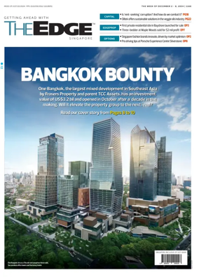 Cover of The Edge Singapore