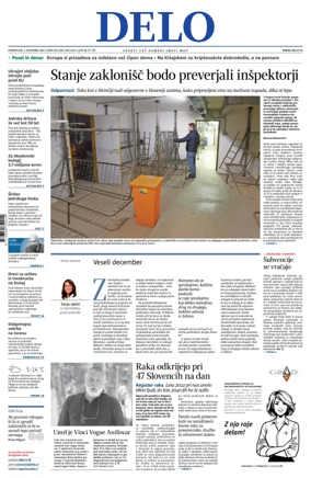 Cover of Delo (Slovenia)