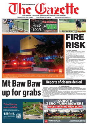 Cover of Warragul & Drouin Gazette