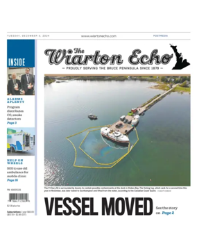Cover of Wiarton Echo