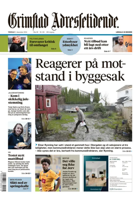 Cover of Grimstad Adressetidende