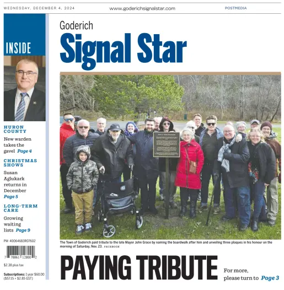 Cover of The Goderich Signal-Star