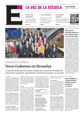 Cover of La Voz de Galicia (Lugo) - La Voz de la Escuela