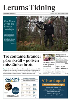 Cover of Lerums Tidning