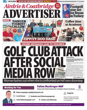 Cover of Airdrie & Coatbridge Advertiser