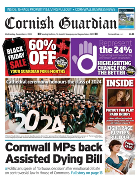 Cover of Cornish Guardian (Newquay & the North Coast)