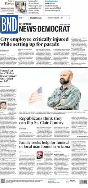 Cover of Belleville News-Democrat