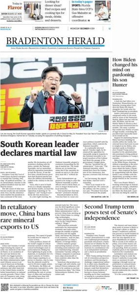 Cover of The Bradenton Herald