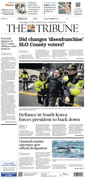 Cover of The Tribune (SLO)