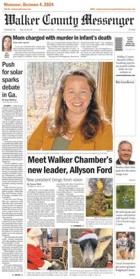 Cover of Walker County Messenger