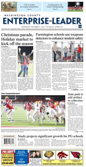 Cover of Washington County Enterprise-Leader