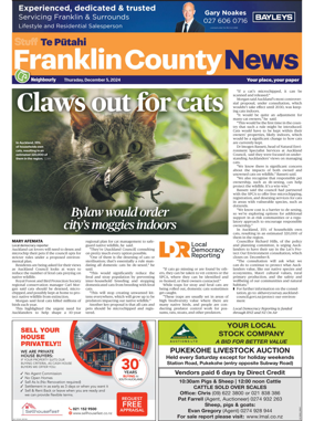 Cover of Franklin County News