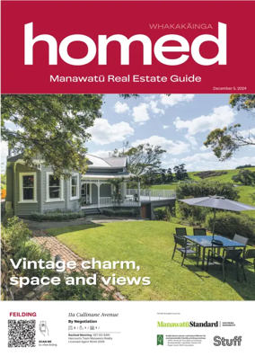 Cover of Homed Manawatu Standard