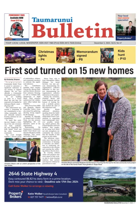 Cover of Taumarunui Bulletin