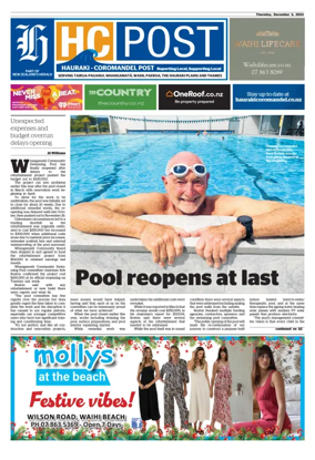 Cover of Waihi Leader