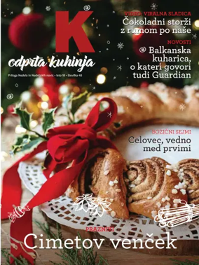 Cover of Odprta Kuhinja for Slovenske Novice