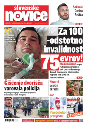 Cover of Slovenske Novice