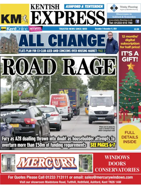 Cover of Kentish Express Ashford & District