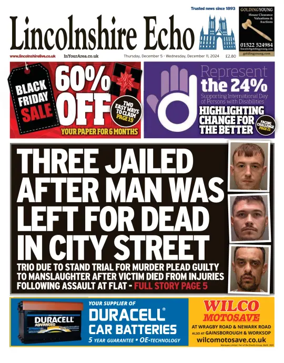 Cover of Lincolnshire Echo